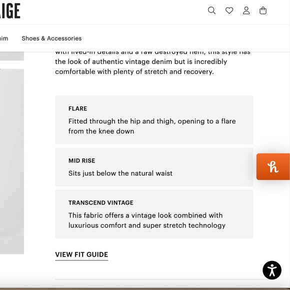 Paige maternity jeans - Picture 3 of 11